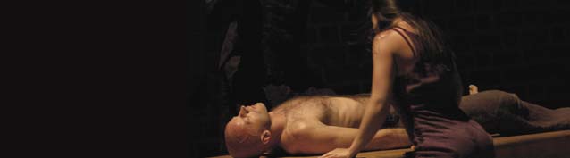 Photograph of students acting