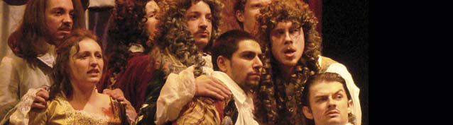 Photograph of students acting