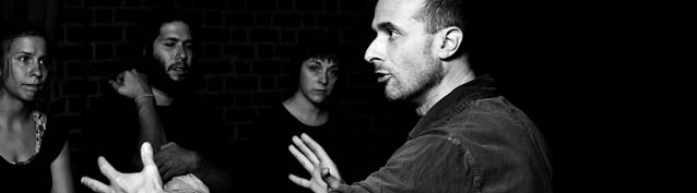 Photograph of students acting