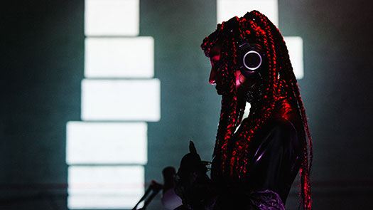 Skepta's DYSTOPIA987 at Manchester International Festival 2019 - Image credit Jordan Hughes