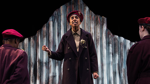 Production photo graph from Henry V (credit: Leo Woollison Crook)