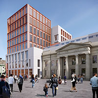 Visual of the new Arts and Humanities building